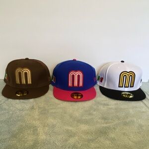 Mexico 🇲🇽 World Baseball New Era Fitted Hats Sizes 7 5/8, 7 3/4 ($45 Each)